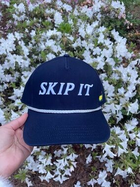 Masters Navy Blue "SKIP IT" Rope-Front Hat